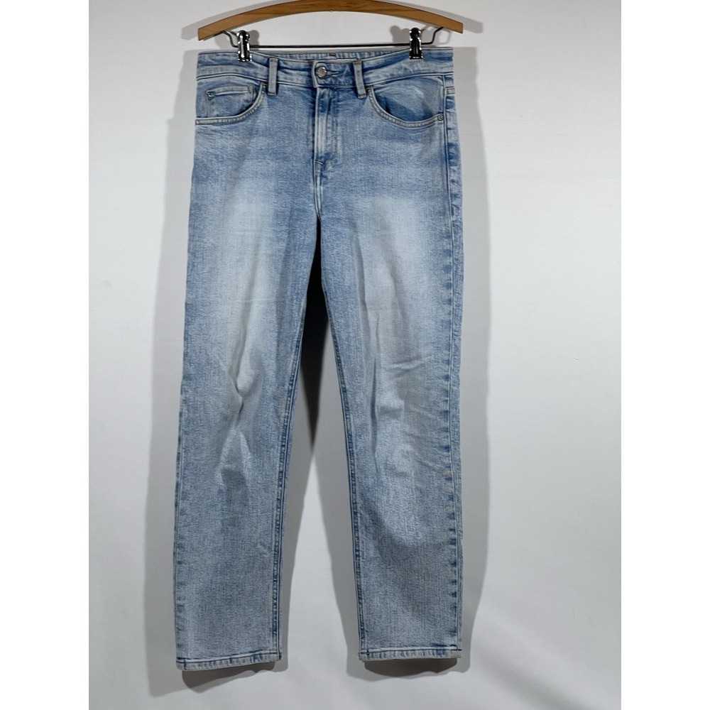 Salsa Jeans Womens 29x28 Straight Leg Light Wash Blue Denim Modern Fit Casual